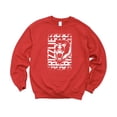 thumbnail image 4 of Grizzlies Mascot Unisex Sweatshirt for Adults, Teens, & Kids School Sports Team Pride Sweater Red Sweatshirt Youth Medium, 4 of 5