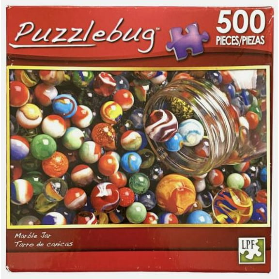 Puzzlebug Marble Jar 500 Piece Puzzle