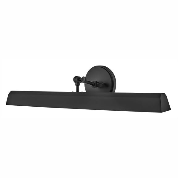 20W 2 Led Large Wall Sconce-7.25 Inches Tall And 30 Inches Wide-Black Finish Hinkley Lighting 47095Bk