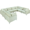 thumbnail image 2 of Meridian Furniture – Section Modulaire en Velours Crème Julia, 2 of 5