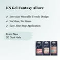 thumbnail image 6 of Kiss Gel Fantasy Allure Nails - Eyes Closed [FA52], 6 of 10