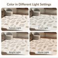 thumbnail image 4 of ODIKA 4'x6' Tan Beige Modern Abstract Geometric Curved Washable Area Rug Contemporary Minimalist Scattered Shapes Playful Stain Resistant, Low Pile, Easy Care for Dorm Room, Small Living, 4 of 4