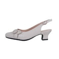 thumbnail image 3 of PEERAGE Cheryl 2 Women's Wide Width Slingback Leather Dress Shoes BEIGE 9.5, 3 of 6