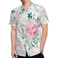 thumbnail image 4 of High Quality Hawaiian Shirts for Men Short Sleeve Aloha Beach Shirt Floral Summer Casual Button Down Shirts Blouses BNKW89, 4 of 7