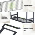 thumbnail image 3 of Under Shelf Basket Metal Wire Rack Hanging Storage Shelf  W/Paper Towel Holder, 3 of 7