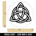 thumbnail image 2 of Celtic Triquetra Knot Outline Self-Inking Rubber Stamp Ink Stamper - UV Ink - Mini 1/2 Inch, 2 of 7