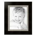 thumbnail image 2 of ArtToFrames 14" x 18" Espresso with Silver Lip Picture Frame, 14x18 inch Silver Wood Poster Frame (WOM-4951),  Pack, 2 of 7