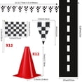 thumbnail image 2 of Set de conos de tráfico y banderas de carreras Skylety de Party Supplies, 2 of 6
