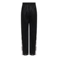 thumbnail image 3 of Rswnyirn Boys Girls Tear Away Basketball Pants Side Button Jogger Sweatpants Post Surgery Trousers Black 9-10, 3 of 7