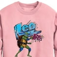 thumbnail image 2 of Teenage Mutant Ninja Turtles: Mutant Mayhem - Leonardo AKA Leo - Team Turtles - Toddler And Youth Crewneck Fleece Sweatshirt, 2 of 4
