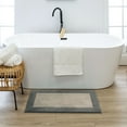thumbnail image 3 of Mohawk Counterpoint Bath Mat Soft Absorbent Quick Dry Machine Washable Non-Slip Bathroom Mat, Pewter/Flint, 17" x 24", 3 of 8