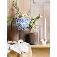 thumbnail image 4 of Utensil Holder for Kitchen Counter, 7.3"+5.4" Fluted Ceramic Utensil Crock Organizer for Countertop, Heavy Large Holder for Spatulas, Spoons, Set of 2, Olive Brown Marble, 4 of 6