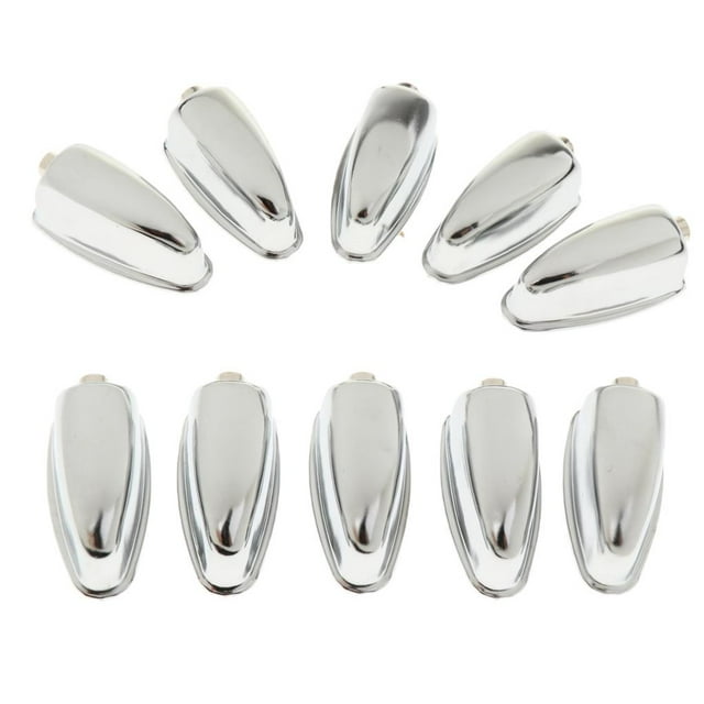10 Piezas Drum Lug Bass Drum Hooks Piezas de Instrumentos de Percusión Plata , Plata, 52 x 25 x 23 mm CUTICAT Gancho para garra del bajo