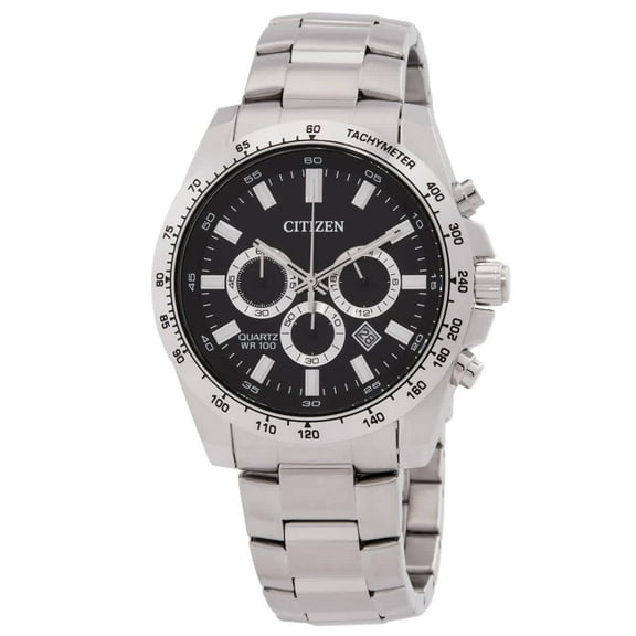 Citizen Chronograph Quartz Black Dial Men's Watch AN8230-59E