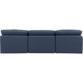 thumbnail image 5 of Meridian Furniture Indulge 105" Upholstered Linen Fabric Modular Sofa in Navy, 5 of 7