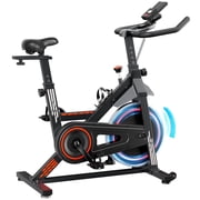 Naipo Exercise Bike Indoor Cycling Bike with 300lbs Big Seat Cushion for Home Cardio Leg Workout