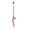 striped crutches, variant on Vintage Danish Metal Christmas Decorations Hanging Elves for Indoor/Outdoor Holiday Parties