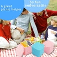 thumbnail image 4 of Silicone Bear Bunny Dips Containers Salad Dressing Container Condiment Snacking Box with Lids Food Safe Lunchbox Organizer for Kids, 4 of 7