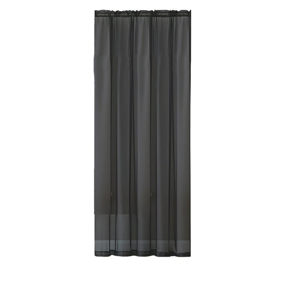 SDNall Rideaux de Couleur Unie Rideaux en Gaze Rideaux Semi-Ombrés Rideaux Rideaux en Polyester Rideaux Décoratifs Rideaux à Passer sur la Tringle Modèles Rideaux