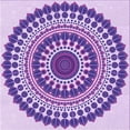 thumbnail image 1 of Ahgly Company Indoor Square Patterned Blossom Pink Area Rugs, 6' Square, 1 of 6