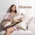 thumbnail image 7 of Silk Pillow Cases with Zipper, Pillow Case,Champagne,Standard,1pc, 7 of 7