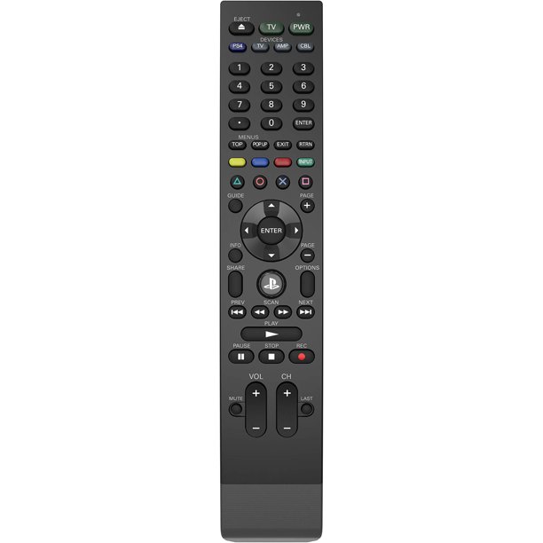 PDP, Universal Media Remote, PlayStation 4, Black, 051038D1 Walmart