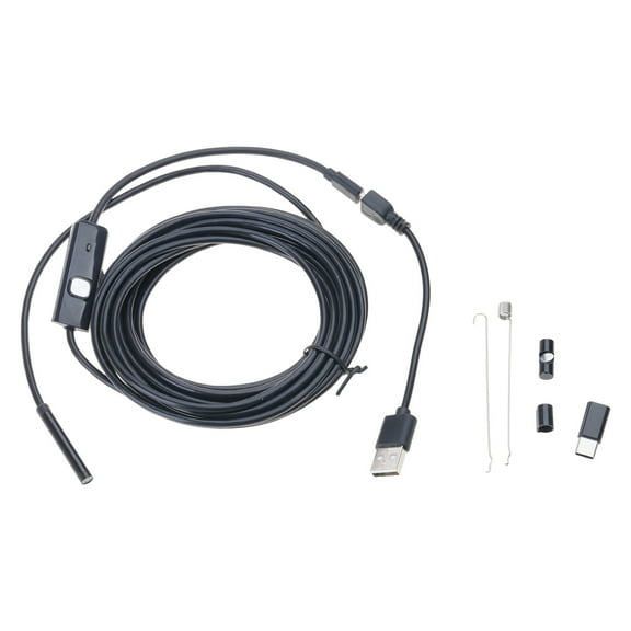 Endoscope Camera with Light Borescope with 6 Adjustable LED Lights Waterproof Boroscope Inspection Camera Tool