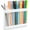 White, variant on Acrylic Straw Holder for Cabinet,Reusable Straw Dispenser with Double Sided Adhesive for Standard Size Drinking Straws, Straw Holder for Kitchen Counters and Cupboards