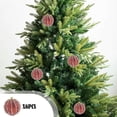thumbnail image 1 of onlyliua para El Hogar Adornos Navideños Bolas de Decoración para Árbol de Navidad con Bolas de Polvo Adornos Navideños Adornos Navideños de 8 Cm Colgantes Pequeños, 1 of 6