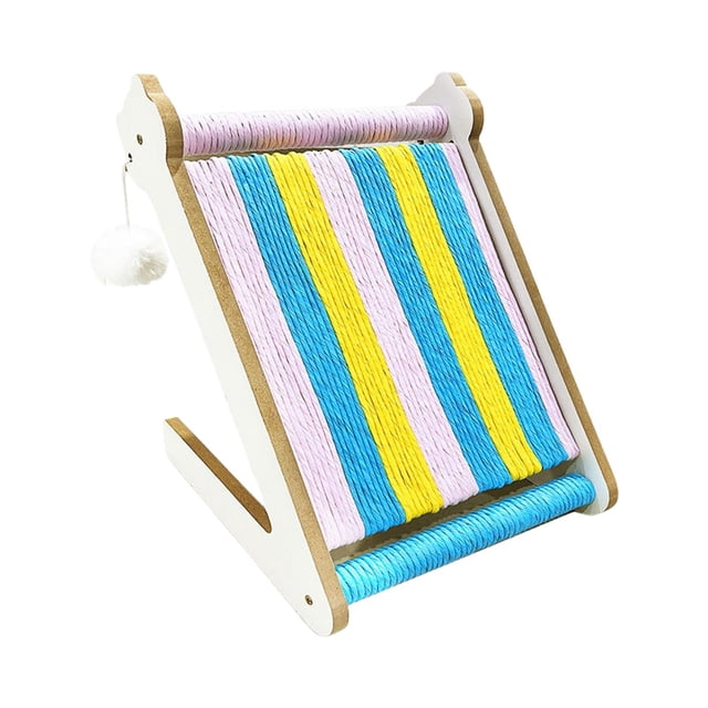 Rascador para gatos con juguete para jugar, poste rascador para gatos, tabla rascadora para gatos, resistente al desgaste para gatitos pequeños y medi