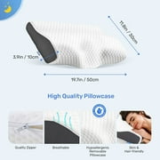 Derila® | Cervical Memory Foam Bed Pillow Standard | Neck, Shoulder Pain Relief | Improves Sleeping