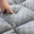 thumbnail image 6 of Extra Thick Plush Mattress Topper, Deep Pocket Fitted Bed Pad, Soft Breathable Mattress Protector, All-Season Use （Grey,King), 6 of 8