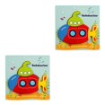 thumbnail image 1 of Vogacara Juguete de con forma de vehículo de dibujos animados, juguete para interiores, preescolar, educación temprana, juguetes esclarecedores, No.08 2piezas Vogacara CBP185176, 1 of 6