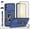 Blue, variant on Heavy Duty Case for Samsung Galaxy S22 Plus/S22+, Military Grade Dual Layer Hybrid Cushioning Rubber Bumper Protector with Slide Camera Protector, Built-in 360 Degree Swivel Stand -Blue