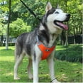 thumbnail image 2 of Dog Protective Vest Adjustable Reflective Breathable Harnesses For Medium Large Dog Breast-band Husky Alaskan Pet Accessories ShopWise Round, 2 of 7