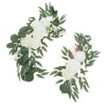 thumbnail image 4 of Guirnalda de de boda,Decoraciones de telón de fondo de boda con guirnalda de flores de ,Jardín casa boda fiesta decoración flor, de boda de flores artificiales Estilo G Sunnimix Guirnalda de arco de boda, 4 of 5