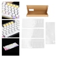 thumbnail image 3 of 2x Keycap Storage Box Dust Water W/ Lid Compartment Display Collection Keyboard Set Storage, 3 of 10