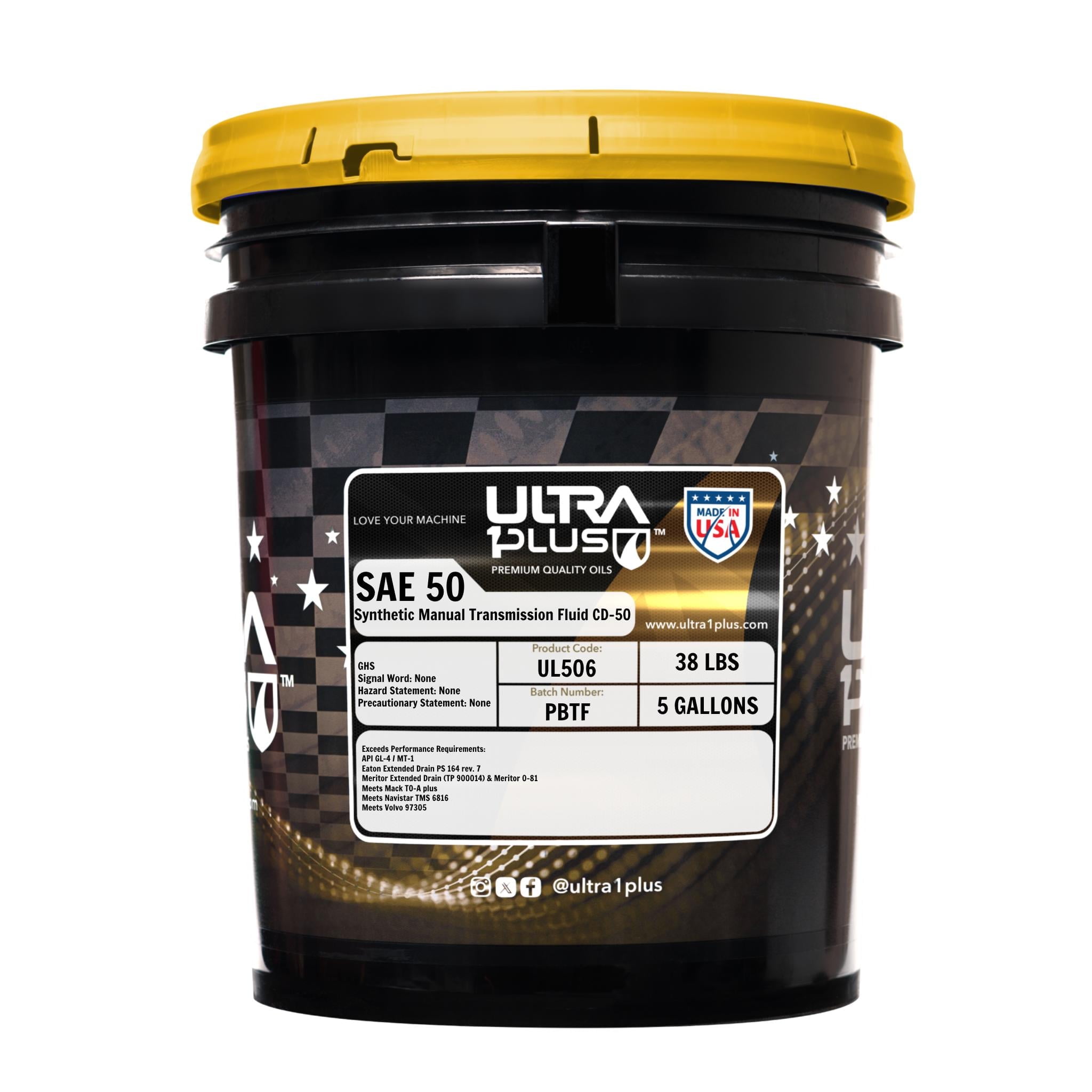 Ultra1Plus™ Synthetic ATF Transmission Fluid, 5 Gallon Pail for