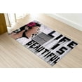 thumbnail image 3 of Life Is Beautiful Rug, Banksy Girl Rug, Personalized Gift Rug, Luxury Rugs, Rug, Banksy Graffiti Rugs, Banksy Rugs, Hallway Rug, Floor Rugs, 5.9'x9.2' - 180x280 cm, 3 of 8