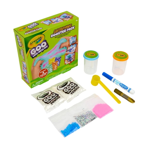 Kit para Hacer Slime Crayola DIY con Masilla Sensorial 6+