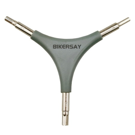 

TINYSOME Bicycle 3-Way Allen Wrench 4/5/6mm Spanner Y-Shaped Allen Hex Spanner for Key Tools Durable Hexagonal Service Repair Wre
