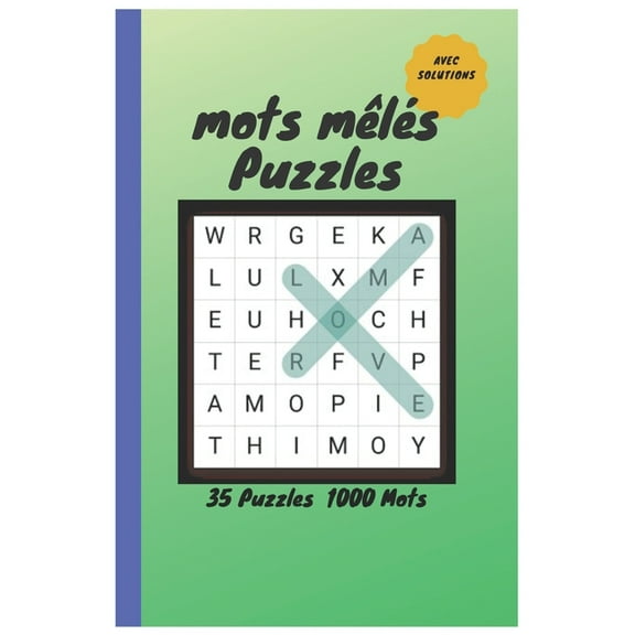 mots mêlés Puzzles: 35 puzzles 1000 mots (Paperback)