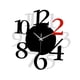 thumbnail image 4 of Reloj de pared acrílico de fácil lectura, silencioso, sin tictac, diseño minimalista 3D, para casa y oficina 30 cm, 4 of 8