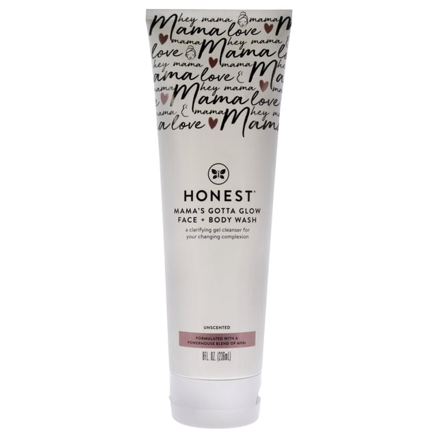 Jabón facial y corporal HONEST Mamás Gotta Glow 8 oz
