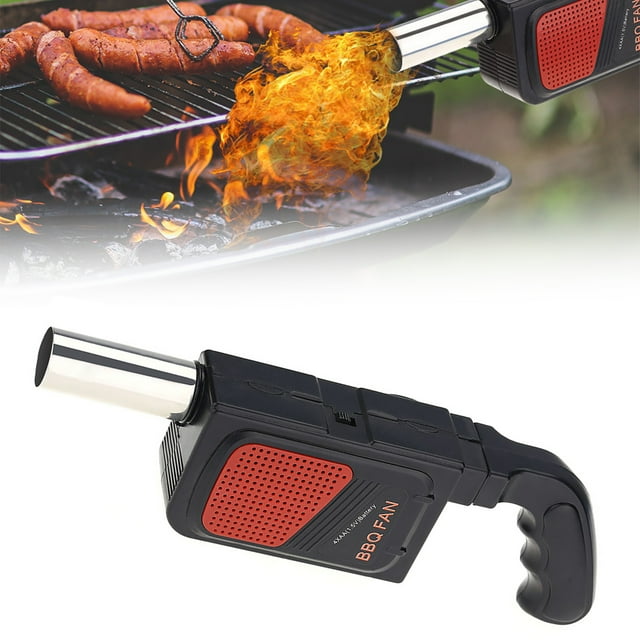 Portable Handheld Electric BBQ Fan Air Blower For Cooking Tool Outdoor Camping Picnic Barbecue