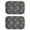 Gray#2062, variant on Rwvbm Silicone 6 Cavity Round and Multi-Faceted Ice Ball Maker, Flexible Easy Release Reusable Sphere Molds for Whiskey Cocktails Chilled Drinks