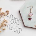 thumbnail image 1 of CRILSTYLEO 50Ud Metálicos Pequeños En Forma S Para Colgar Joyas Y Adornos, 1 of 6