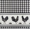 thumbnail image 2 of Barnyard Rooster 36" Tier and 14" Valance Kitchen Window Curtain Set, 2 of 2