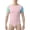 Pink, variant on Men's Onesie Cotton Button Crotch Short Sleeve Bodysuits Adult Snaps Crotch Onesies Color blocking-Pink,M