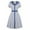37-Blue-50s Dresses for Women Vintage, variant on Vintage Dresses for Women V Neck Short Sleeve Retro Dresses Puff Sleeve Knee Length Midi Dresses A Line Party Dress Linen Dress Casual Semi Formal Dress Plaid Prom Dresses Wedding Guest Dresses